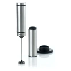 Adhocelektr. Milchaufschäumer schwarz Rapido Edelstahl/ Kunststoff