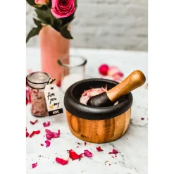 AdhocMörser Crush 2-tlg. Akazie