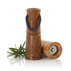 AdhocPfeffer- oder Salzmühle 17 cm Yaso Eiche dunkel