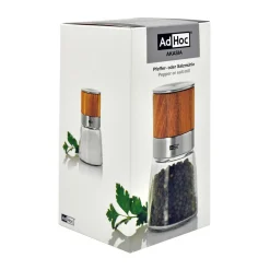 AdhocPfeffer- oder Salzmühle 13,5 cm Akasia