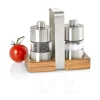 AdhocPfeffer- und Salzmühle Menage 3-tlg. Minimill silber