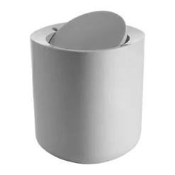 AlessiAbfallkorb Birillo weiss