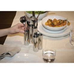 AlessiBesteckbehälter 13x15 cm Canale edelstahl