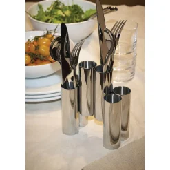 AlessiBesteckbehälter 13x15 cm Canale edelstahl