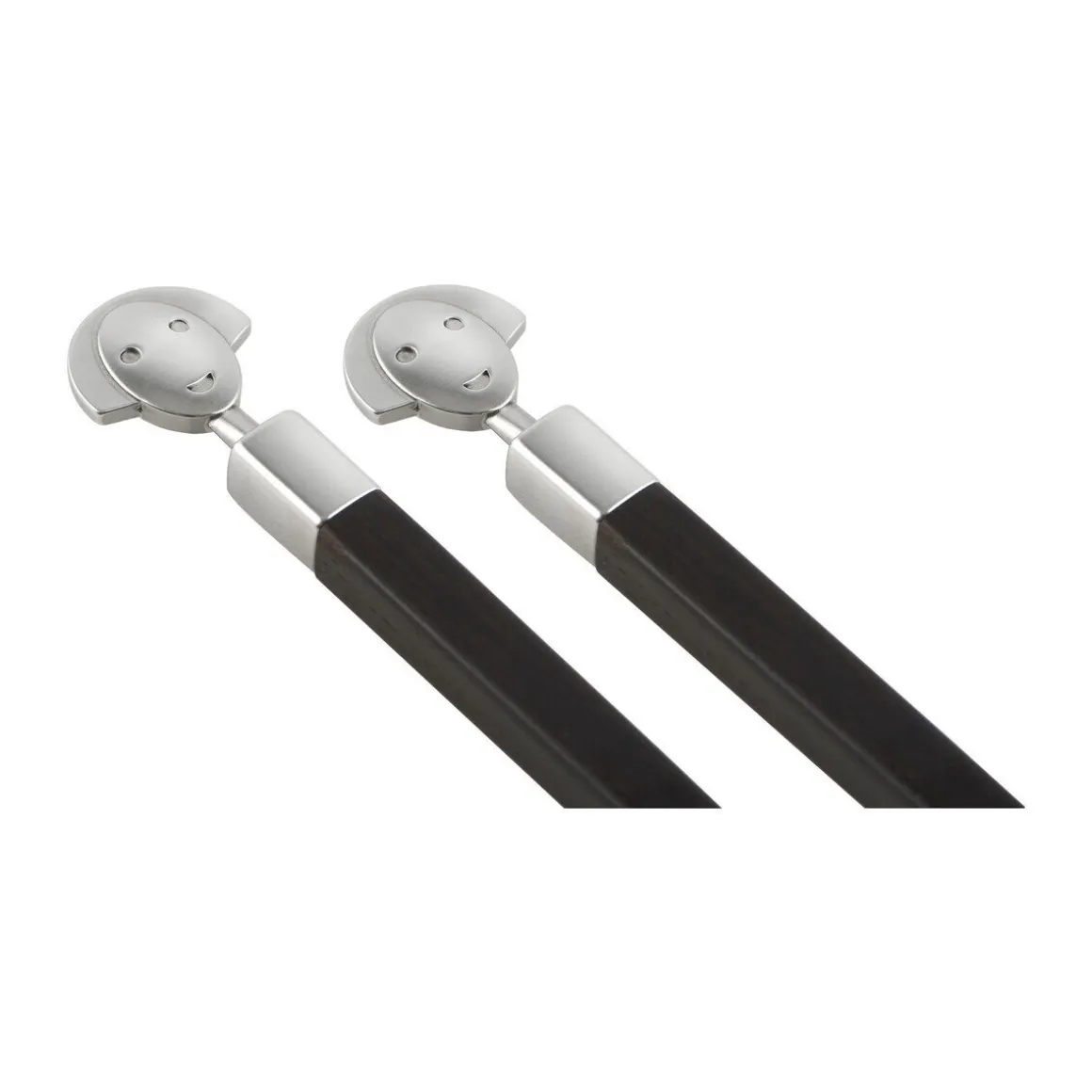 AlessiEssstäbchen Anna Stick 3-tlg. Ebenholz