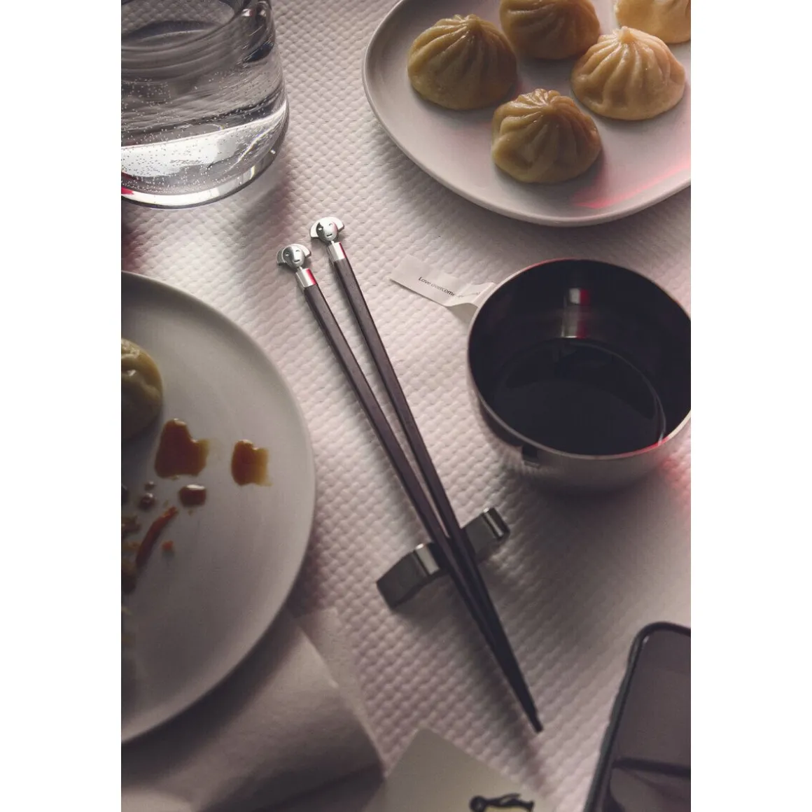 AlessiEssstäbchen Anna Stick 3-tlg. Ebenholz