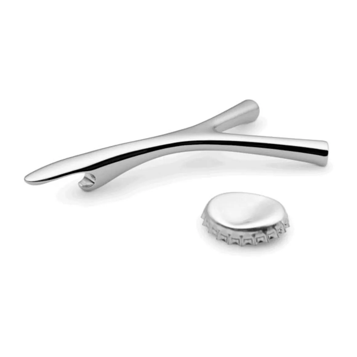 AlessiFlaschenöffner Virgula Divina Edelstahl glänzend