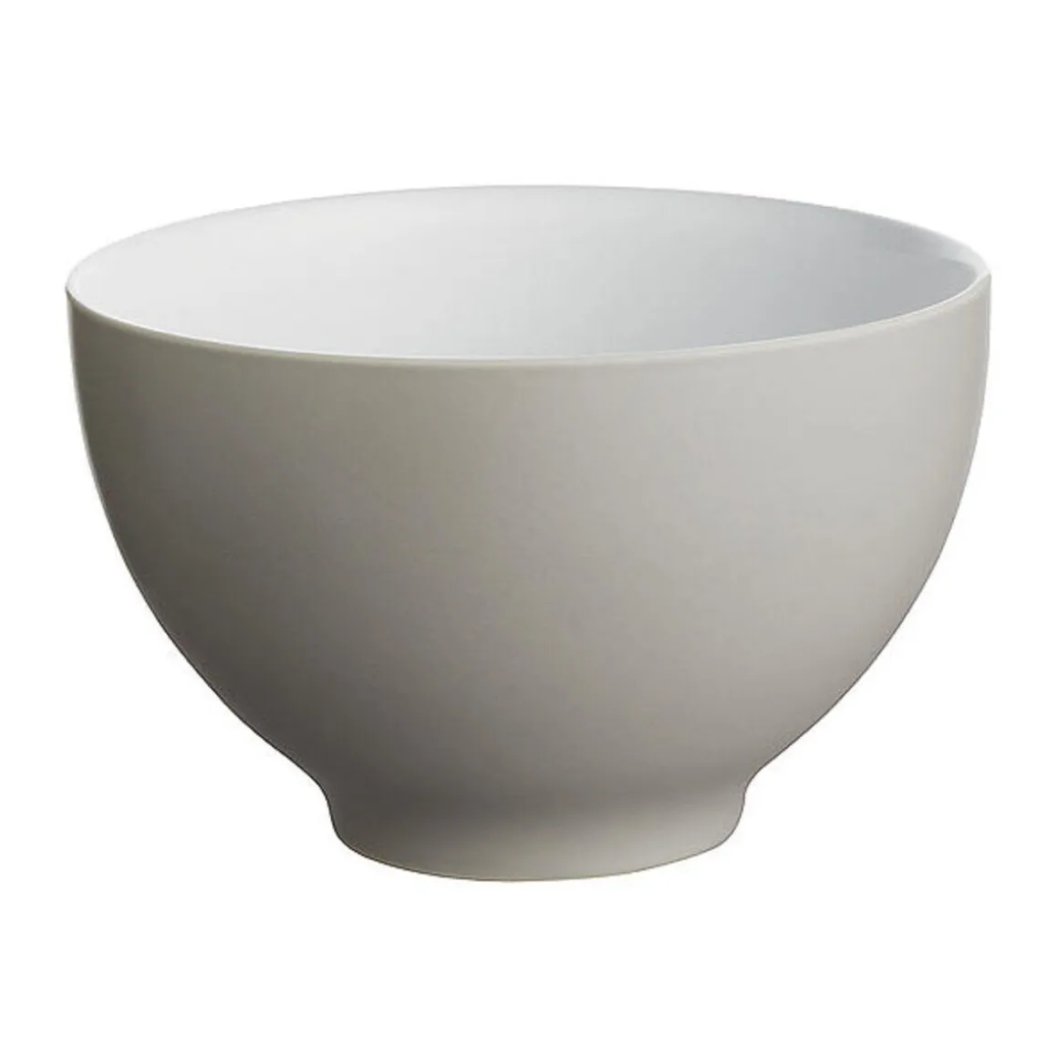 AlessiGroße Schale 18 cm 1,4 Ltr Tonale Steinzeug light grey