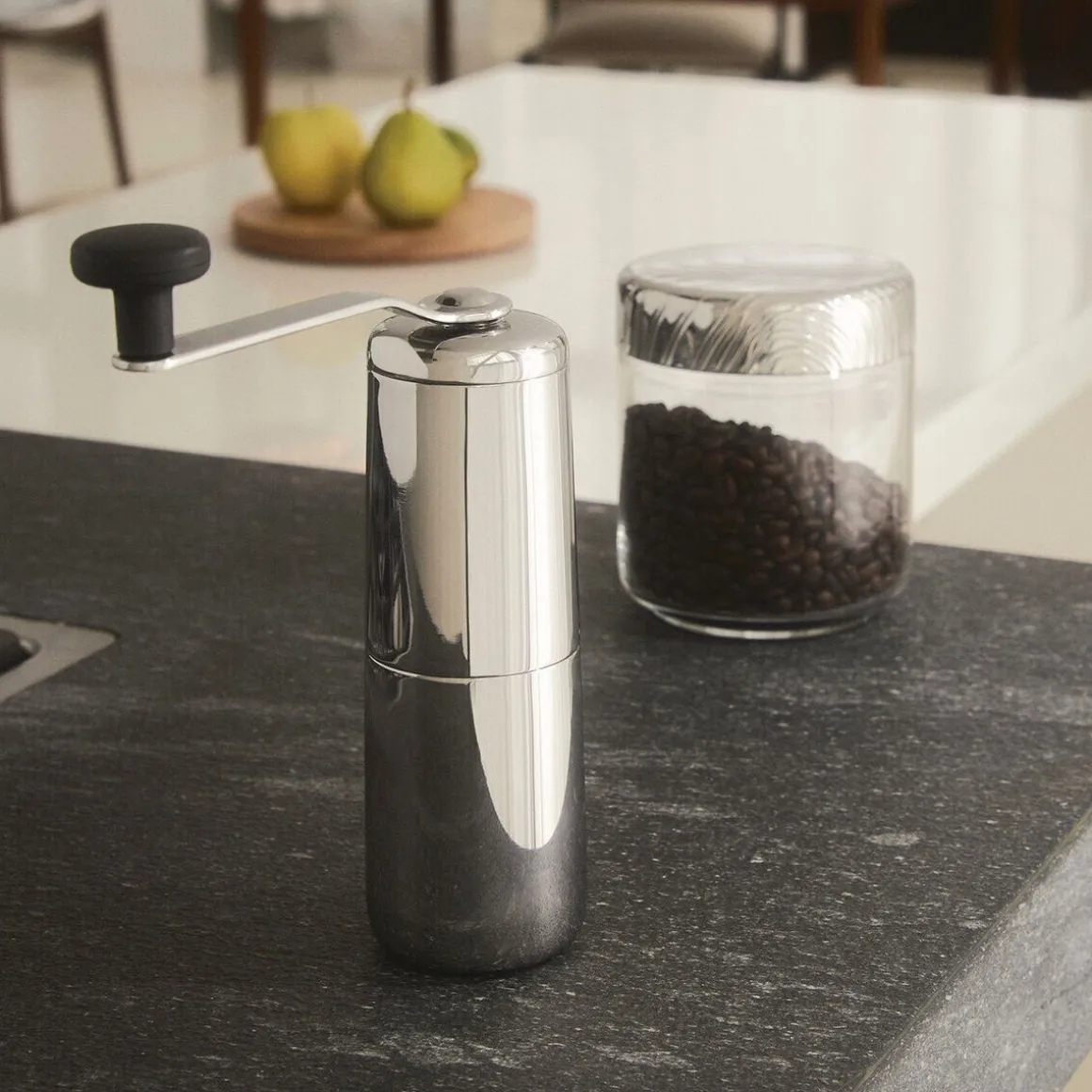 AlessiKaffeemühle 21 cm Slow Coffee edelstahl