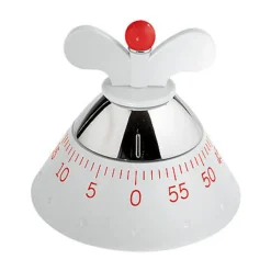 AlessiKitchen Timer weiss