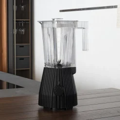 AlessiMixer 1,5 l Plissé schwarz