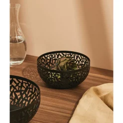 AlessiObstschale 21 cm schwarz Cactus