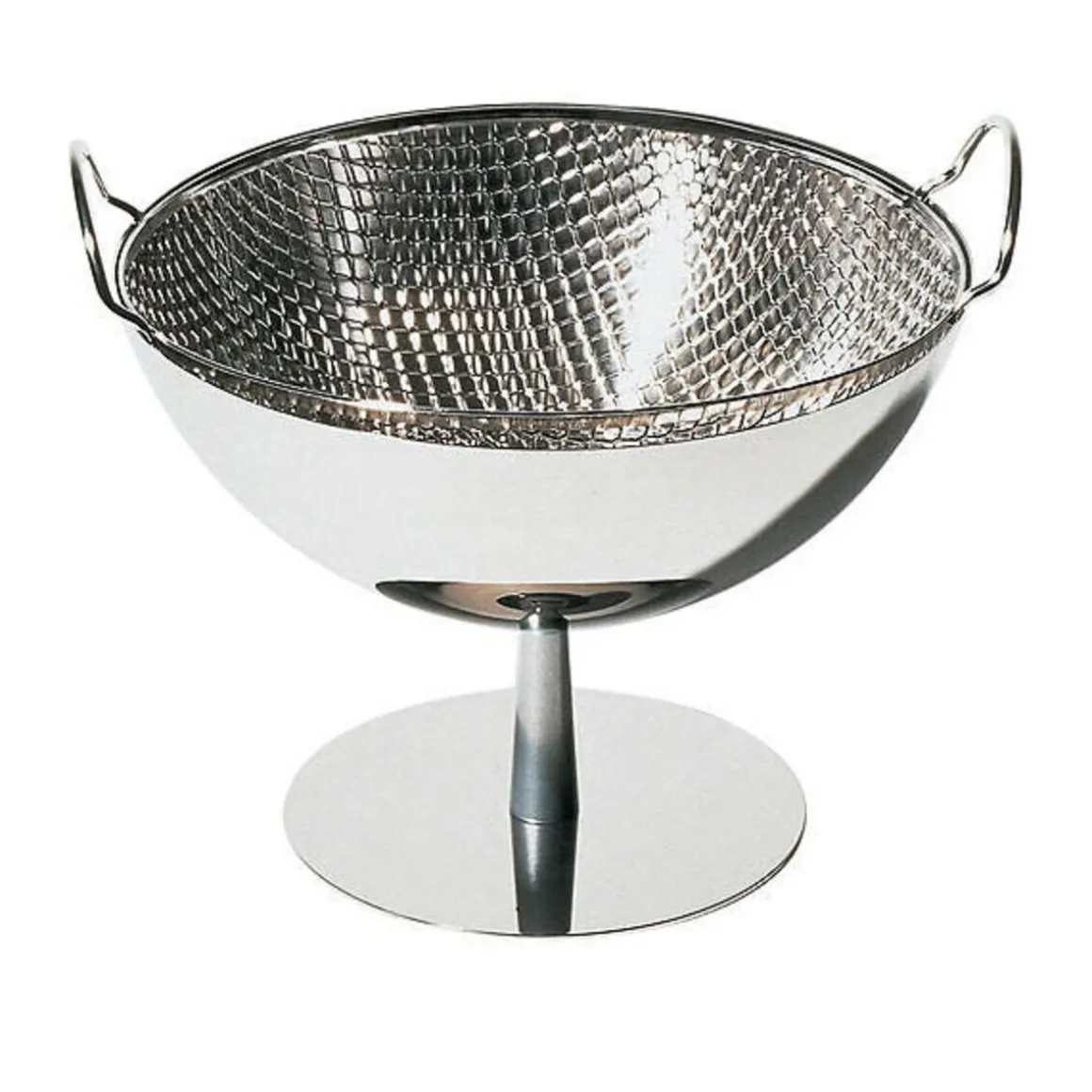AlessiObstschale / Sieb. Schwarz.Fuss