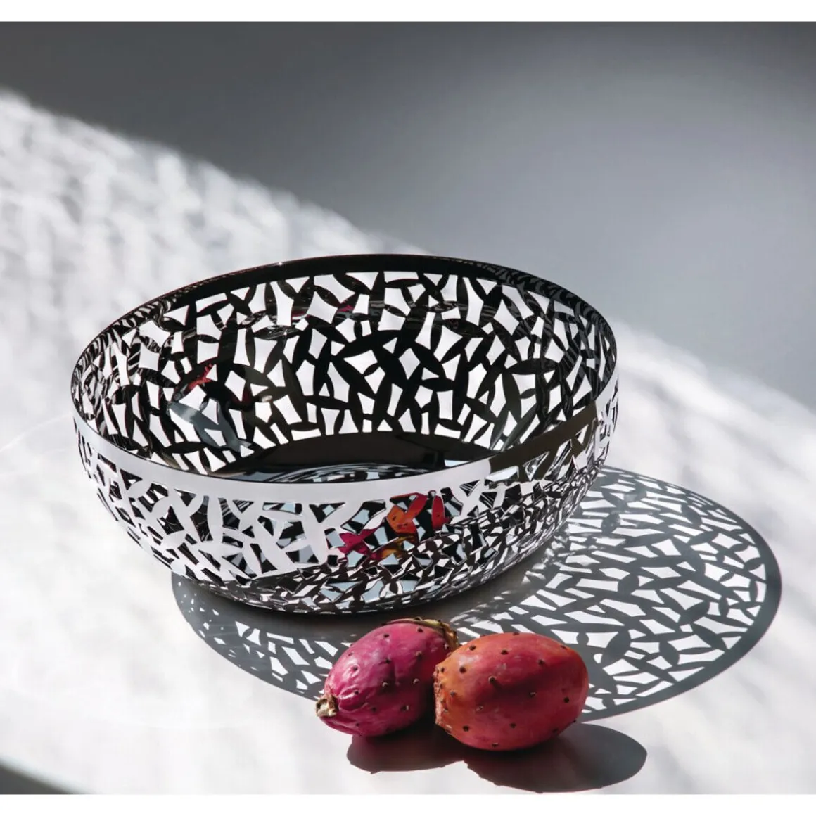 AlessiObstschale 29cm Edelstahl Cactus