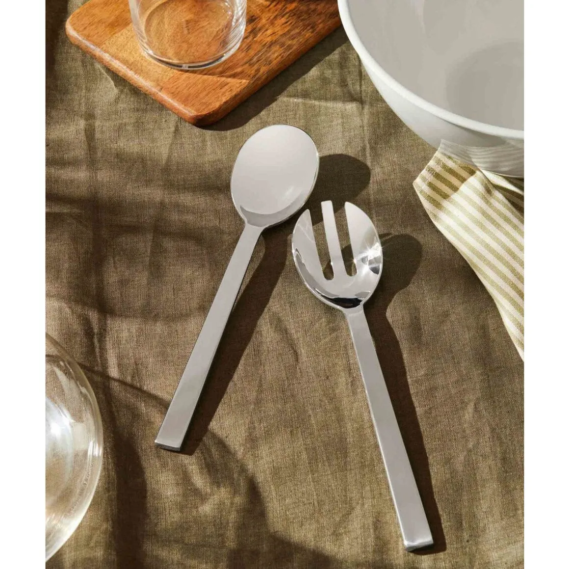 AlessiSalatbesteck 25 cm Santiago Edelstahl