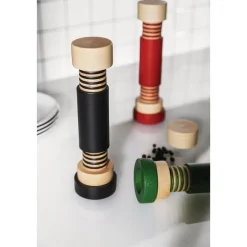 AlessiSalz-/Pfeffer- und Gewürzmühle 25 cm natural black