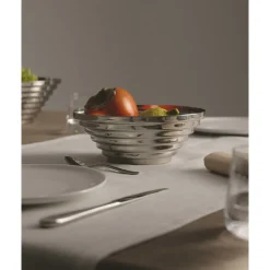 AlessiSchale Maya D:25cm H:10cm glänzend poliert