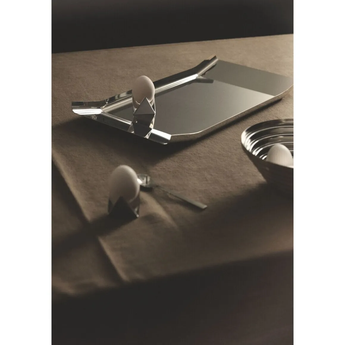 AlessiTablett Arran 48x25 cm edelstahl