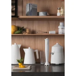 AlessiWasserkocher 1,7 l 2400 W Plissé weiss