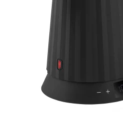 AlessiWasserkocher 1,7 l 2200 W Plissé schwarz