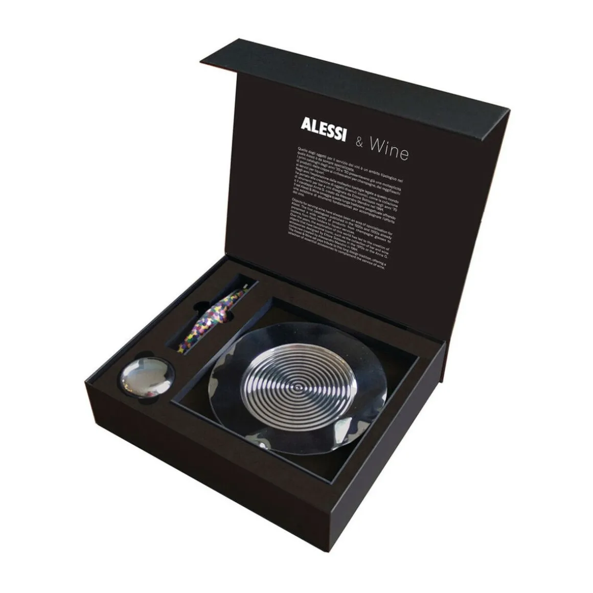 AlessiWein-Geschenk-Set 3-tlg. Alessi & Wine mehrfarbig