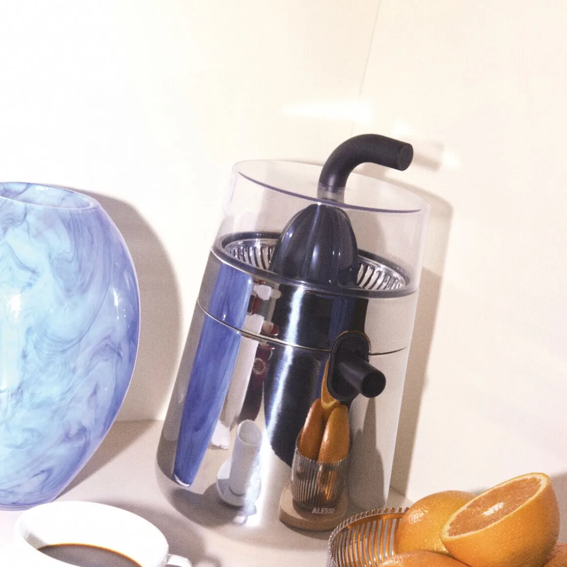 AlessiZitronenpresse 32 cm 85 W Toru edelstahl