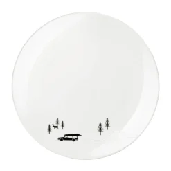 ASADessertteller 21 cm Joy Snow Tracks Skidding Xmas