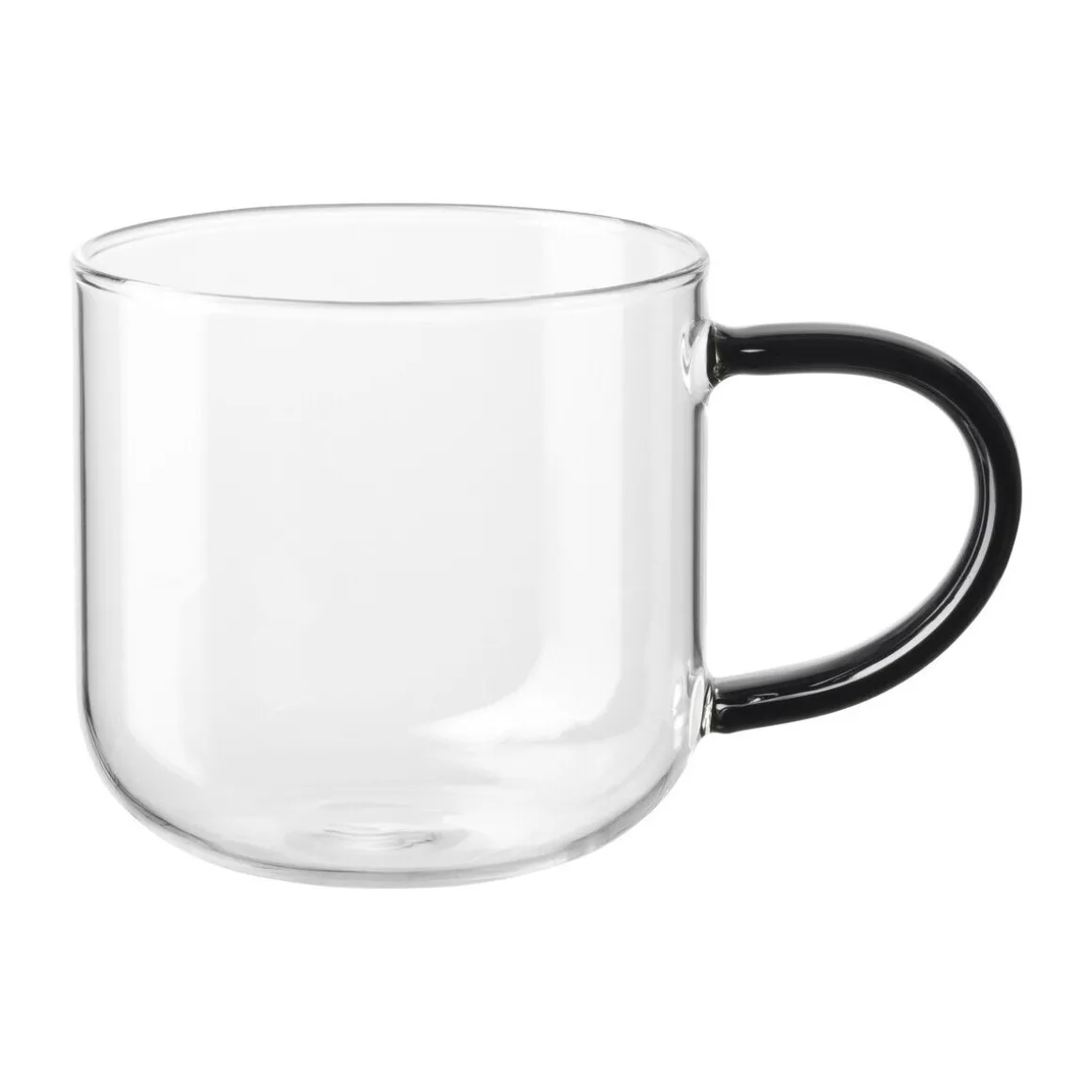 ASAHenkelbecher 0,4 l Coppa Glass Schwarz