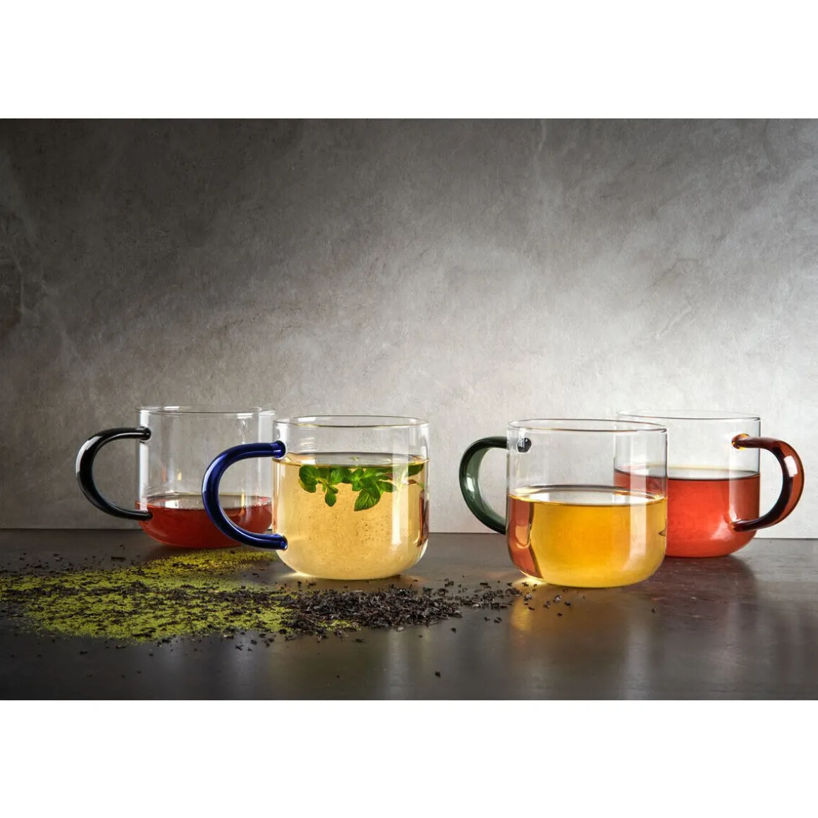 ASAHenkelbecher 0,4 l Coppa Glass Schwarz