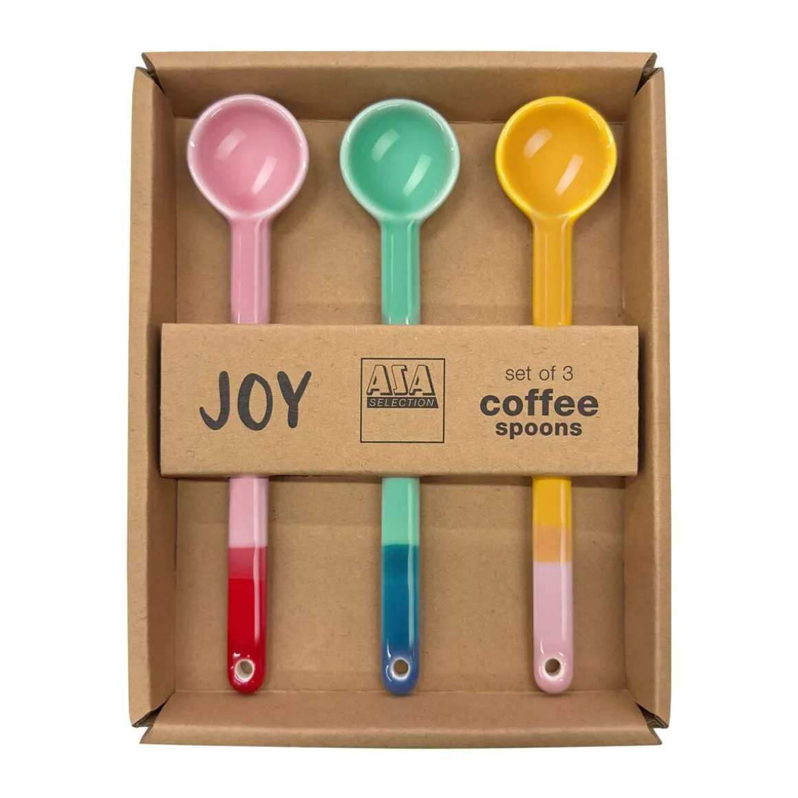 ASALöffel 3er-Set 15 cm Joy Smoothie Colors