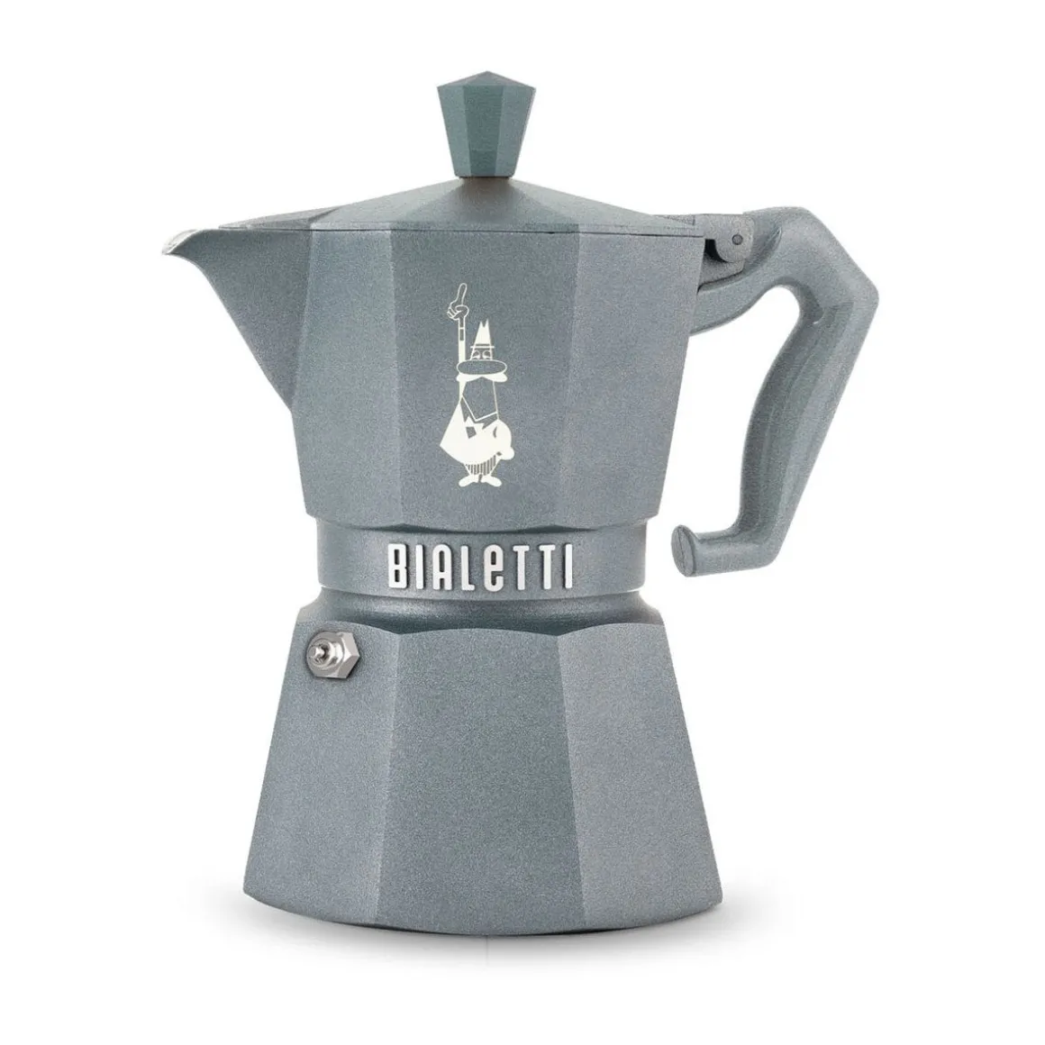 BialettiEspressokocher 3 Tassen Moka Express Exclusive Induction Grey