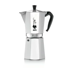 BialettiEspressokocher 12 Tassen Moka Express silber