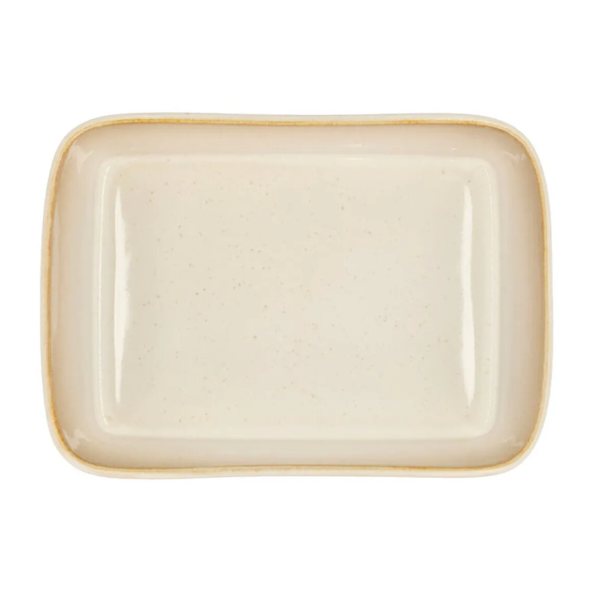 BitzAuflaufform 21x28x8 cm creme