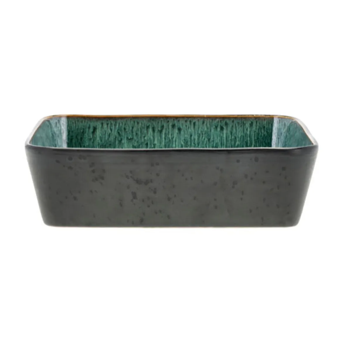 BitzAuflaufform 28x21x8 cm schwarz/grün