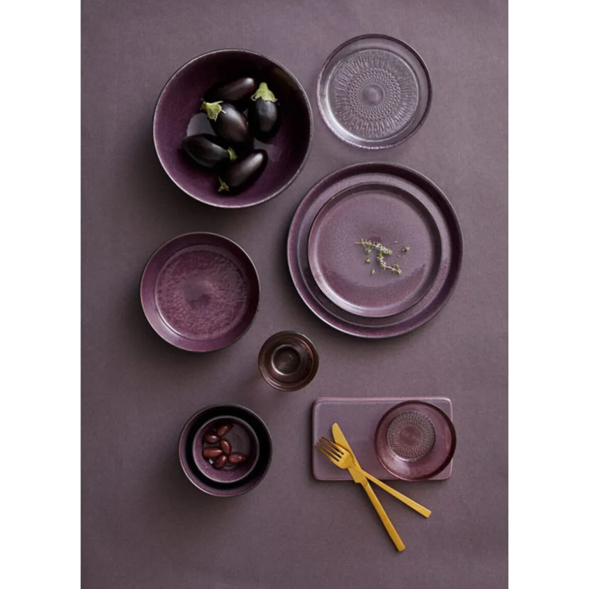 BitzSchale 14cm lila/schwarz