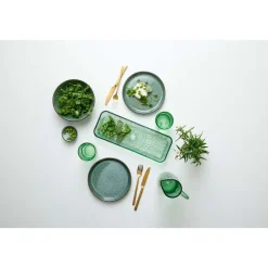 BitzServierplatte 38x14 cm Kusintha grün