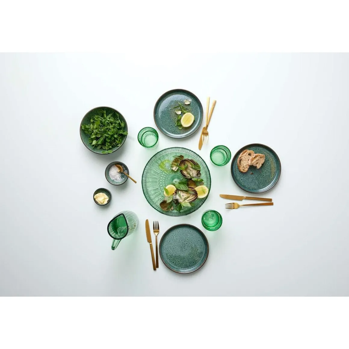 BitzServierteller 30 cm Kusintha grün