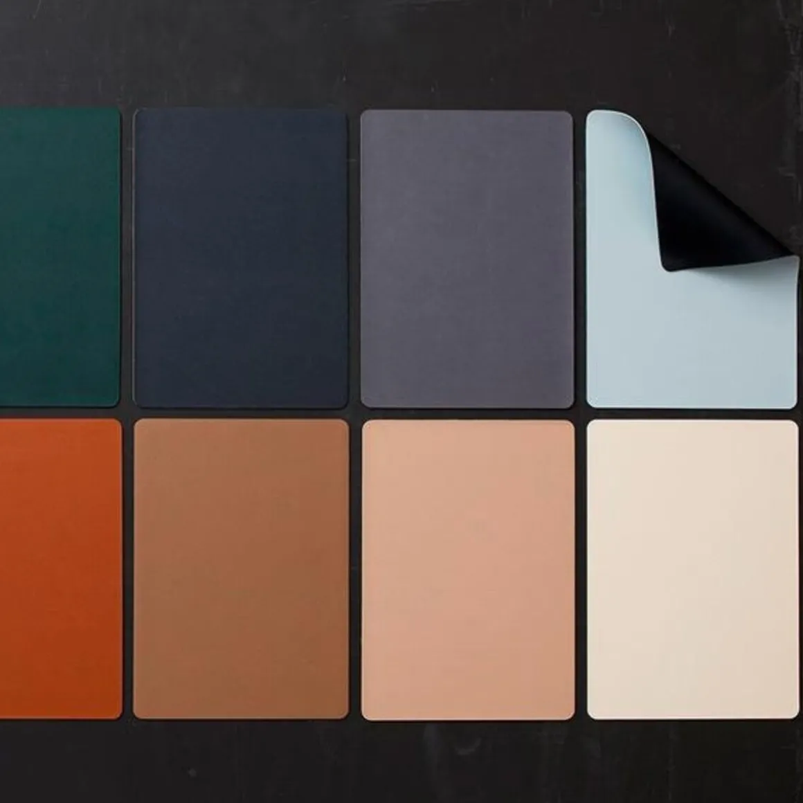 BitzTischset 4er Pack blau/sand 46x33cm