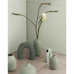 BlomusVase 12x3x12 cm Kagetsu Desert Sage