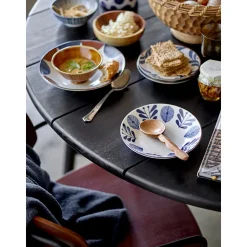 BloomingvilleTeller tief Camellia 22 cm Creative Collection blau