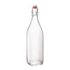 Bormioli Rocco1,00 ltr Glasflasche Swing eckig mit Bügelverschluss