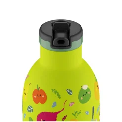 24bottlesThermo-Trinkflasche 0,33 l Kids Insulated Bottle Veggie Friends