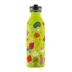 24bottlesTrinkflasche 0,5 l Kids Bottle Veggie Friends