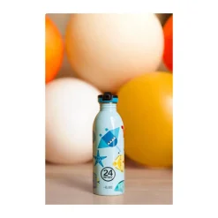 24bottlesTrinkflasche 0,5 l Sea Friends blau mit Sportdeckel