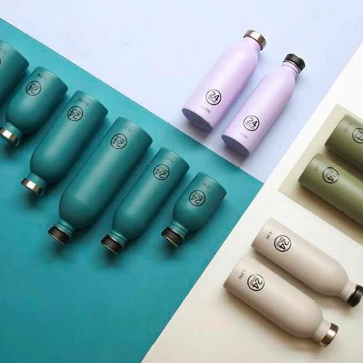 24bottlesTrinkflasche 1,0l Urban Bottle Stone Atlantic Bay