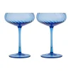 ByonChampagner-Schale 2er-Set Opacity blau