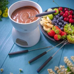 CilioSchokoladenfondue-Set 6-tlg. Classic weiß