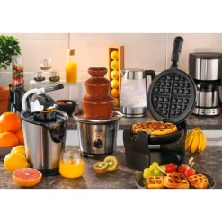 CilioWaffeleisen 24 cm 1000 W schwarz