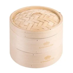 ContactoDampfgarkorb doppelt 20 cm Bambus