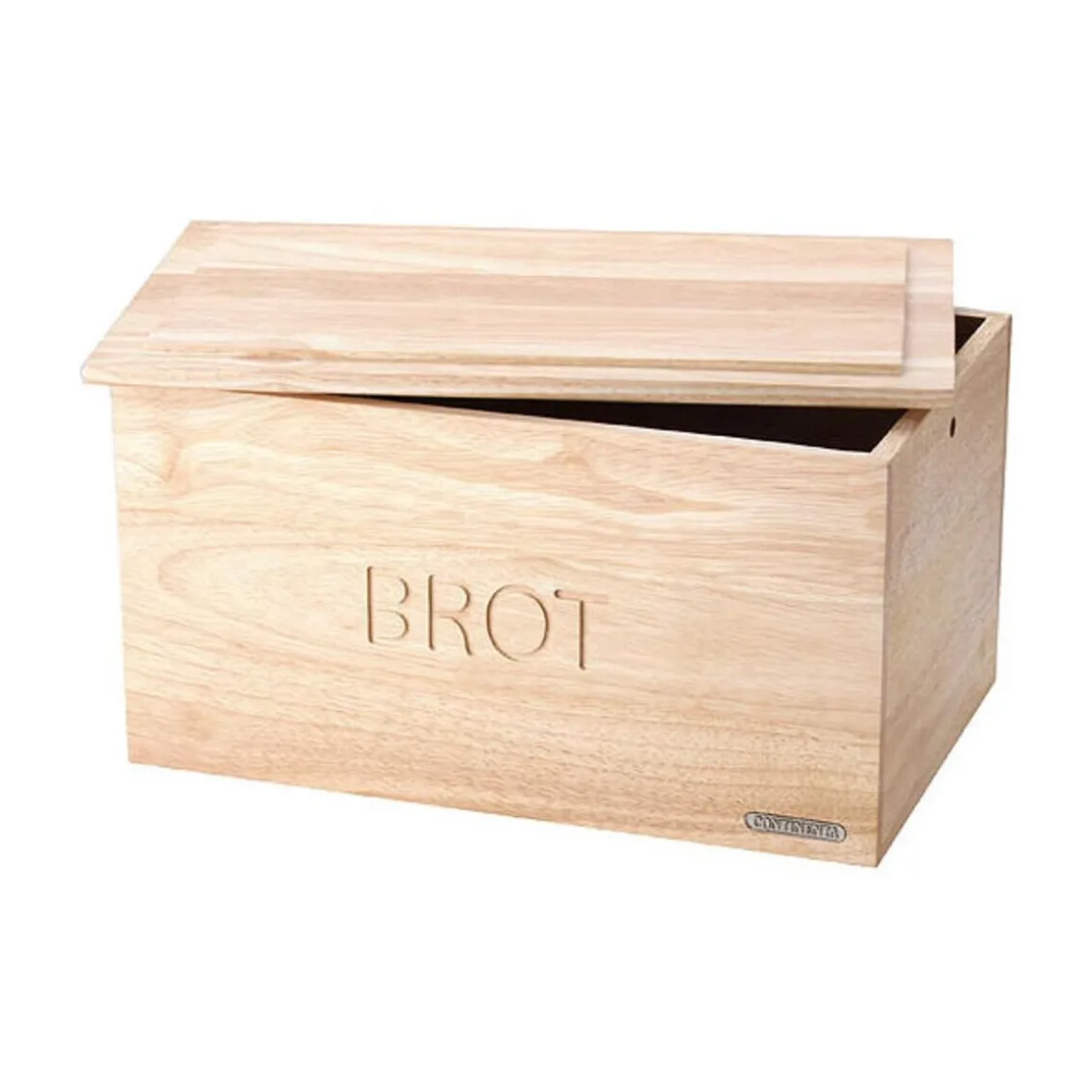 ContinentaBrotkasten m. Deckel Holz 34,5x23x19cm